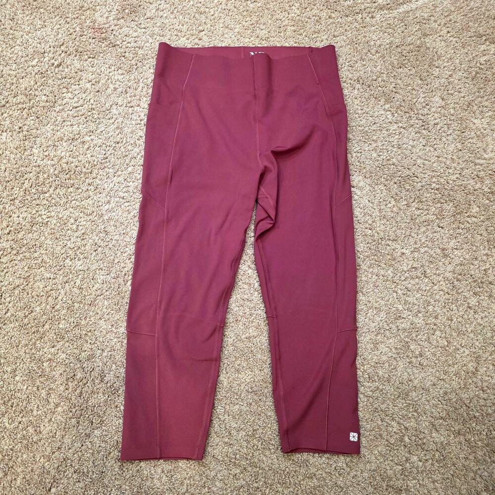 nwt  NZ ACTIVE (Nick + Zoe) FlexFit High Waist Crop 7/8 pocket Leggings sz L